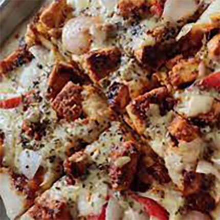 chicken tikka pizza